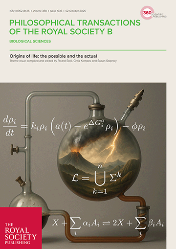 The cover of the theme issue, showing some glass blown apparatus